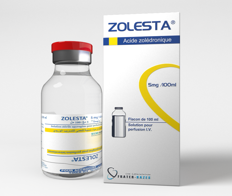 ZOLESTA Acide Zolédronique Flacon 5mg/100ml