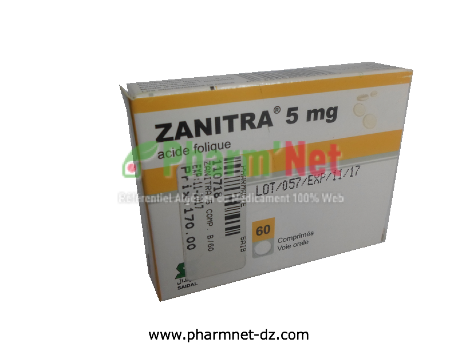 ZANITRA 5MG COMP. B/60