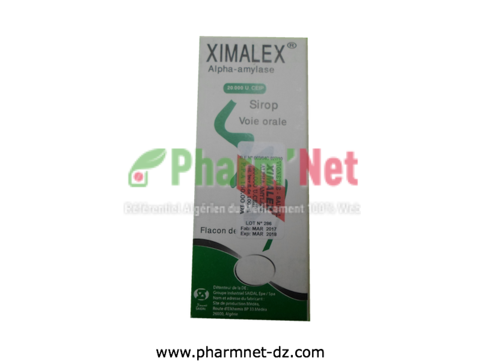 XIMALEX 20 000 U CEIP/100ML SIROP FL./100ML