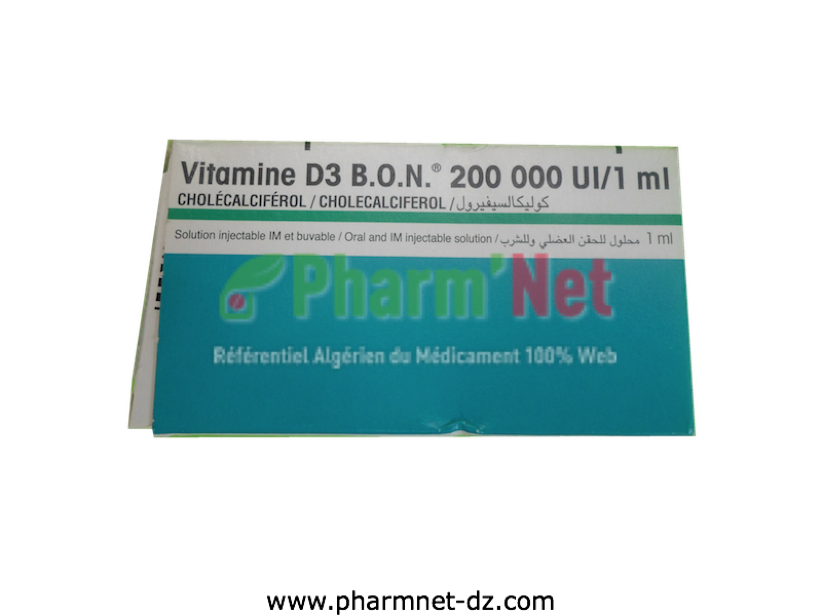VITAMINE D3 B.O.N 200 000UI/ML SOL.INJ. IM. ET SOL. BUV. B/01 AMP. DE 1ML