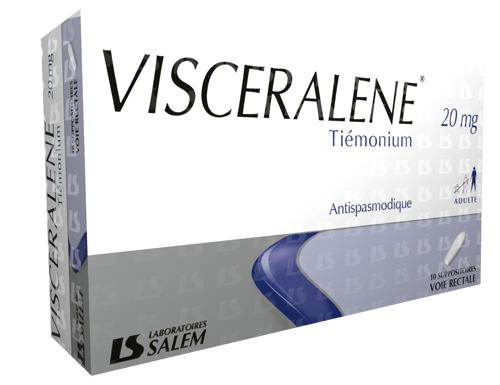 VISCERALENE 20MG SUPPO B/10