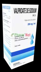 VALPROATE DE SODIUM BGL 200MG/ML SOL. BUV. B/1FL. DE 40ML   1SERING. GRADUEE