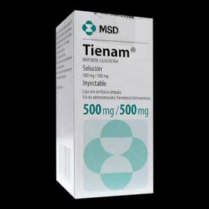 TIENAM 500MG/500MG/FL.DE PDRE.** PDRE. PERF. IV B/1FL. DE PDRE. DE CONTENANCE 20ML  ET  B/10FL. DE PDRE .DE CONTENANCE 20ML