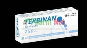 TERBINAN 250MG  COMP SEC  B/14