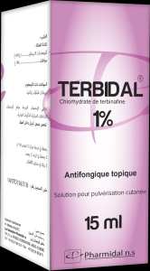 TERBIDAL 1% 0.01 SOL P. APPLIC. LOCALE B/01 FLACON PULVERISATEUR DE 15ML