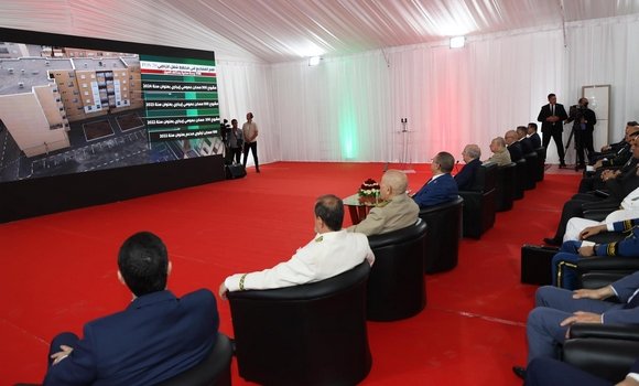 رئيس الجمهورية يضع حجر الأساس لإنجاز 600 مسكن عمومي ايجاري بخنشلة