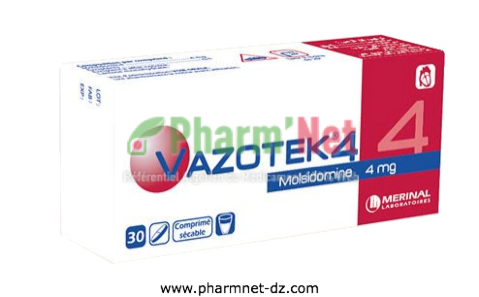 VAZOTEK 4MG COMP. SEC. B/30