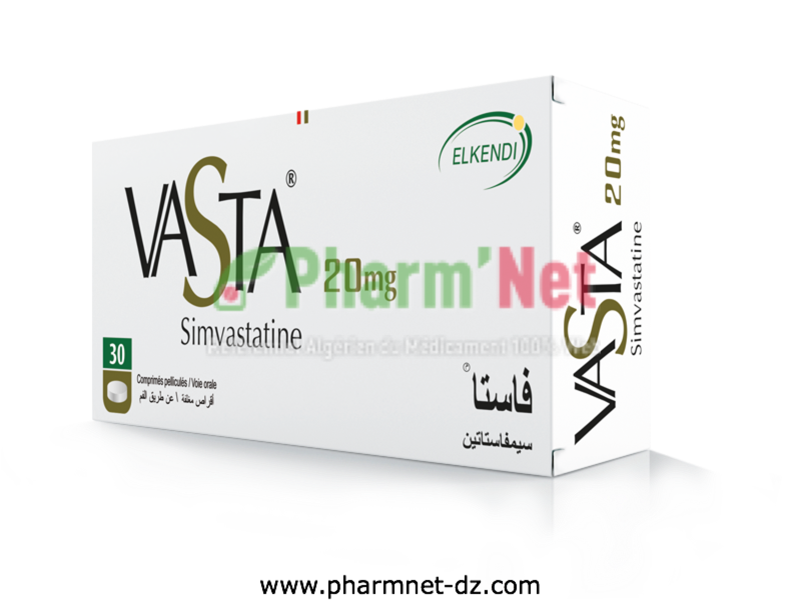 VASTA 20MG COMP. ENRO. B/30
