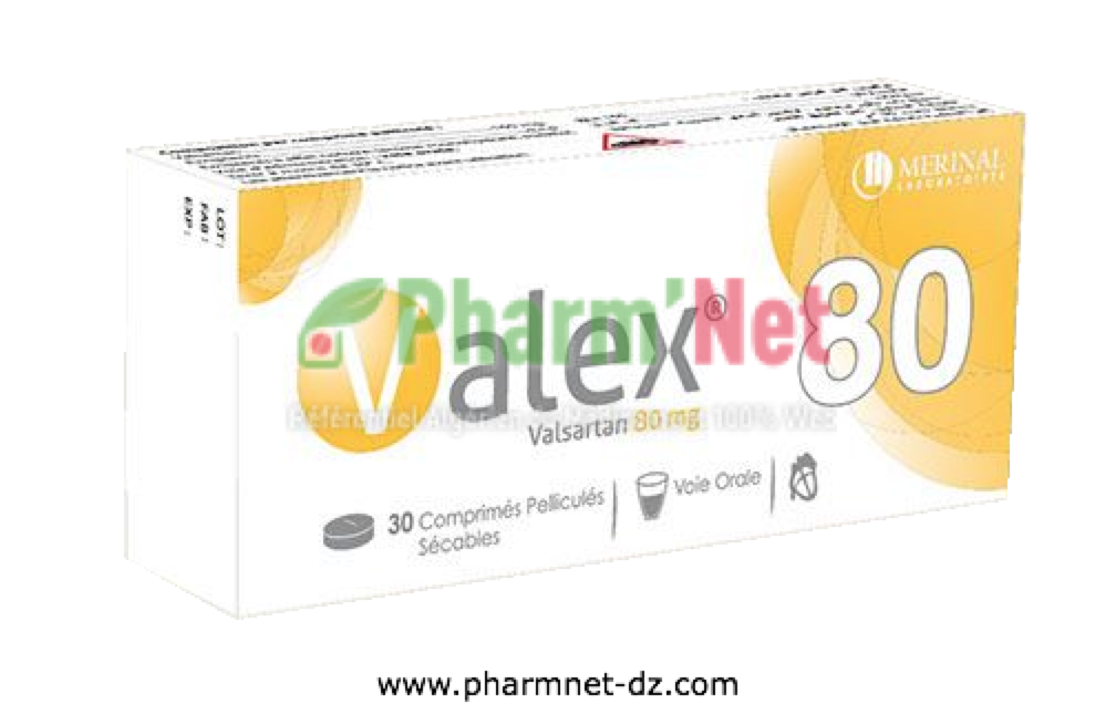 VALEX 80MG COMP. PELLI. SEC. B/30