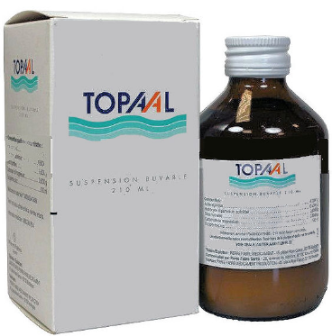 TOPAAL 4MG/0,6MG/0,8MG/2,6MG/100ML SUSP.BUV. FL/210 ML