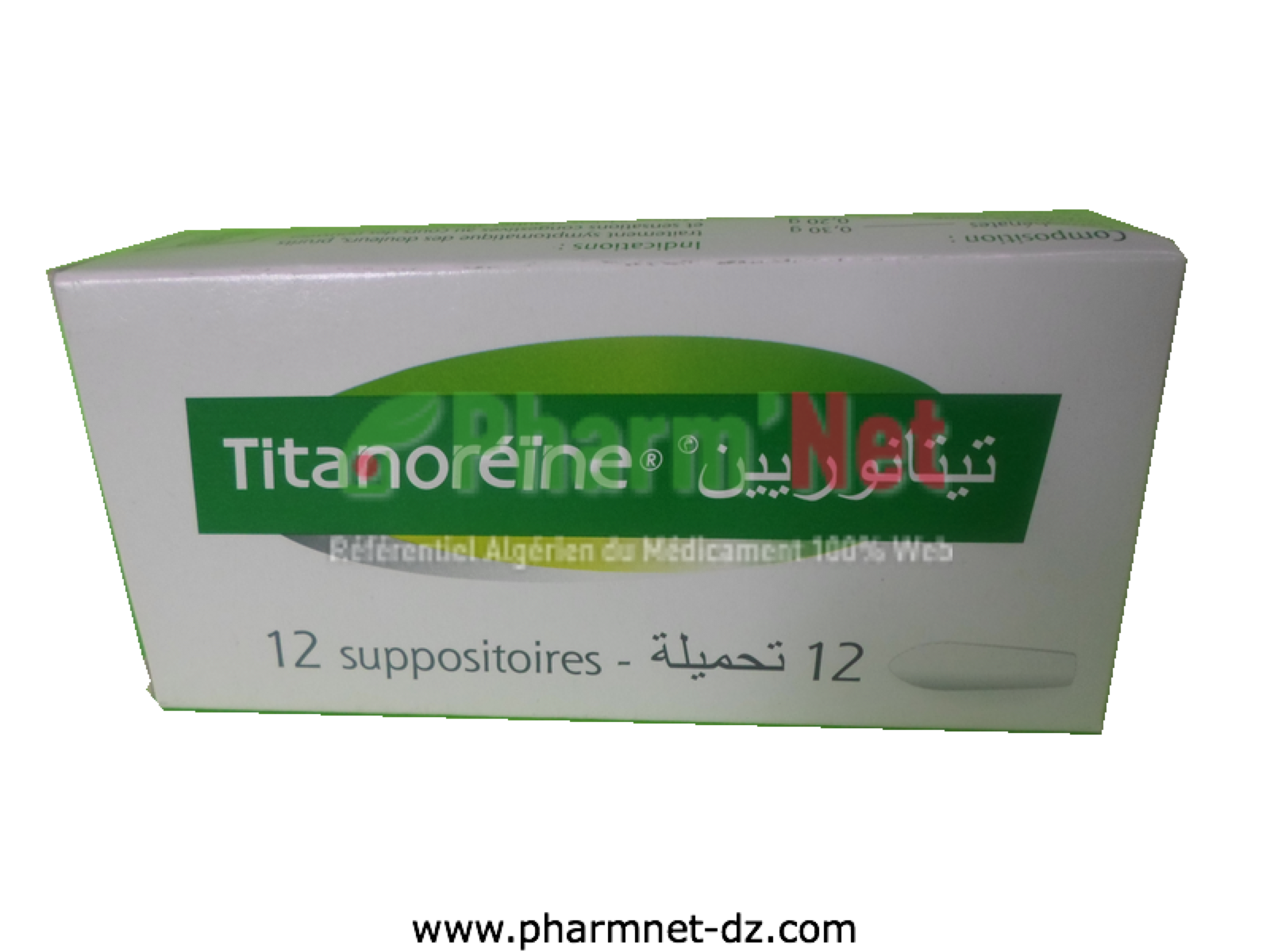 TITANOREINE 0,3G/0,2G/0,4G SUPPO. B/12