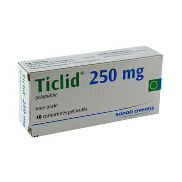 TICLID 250MG COMP. PELLI. B/20