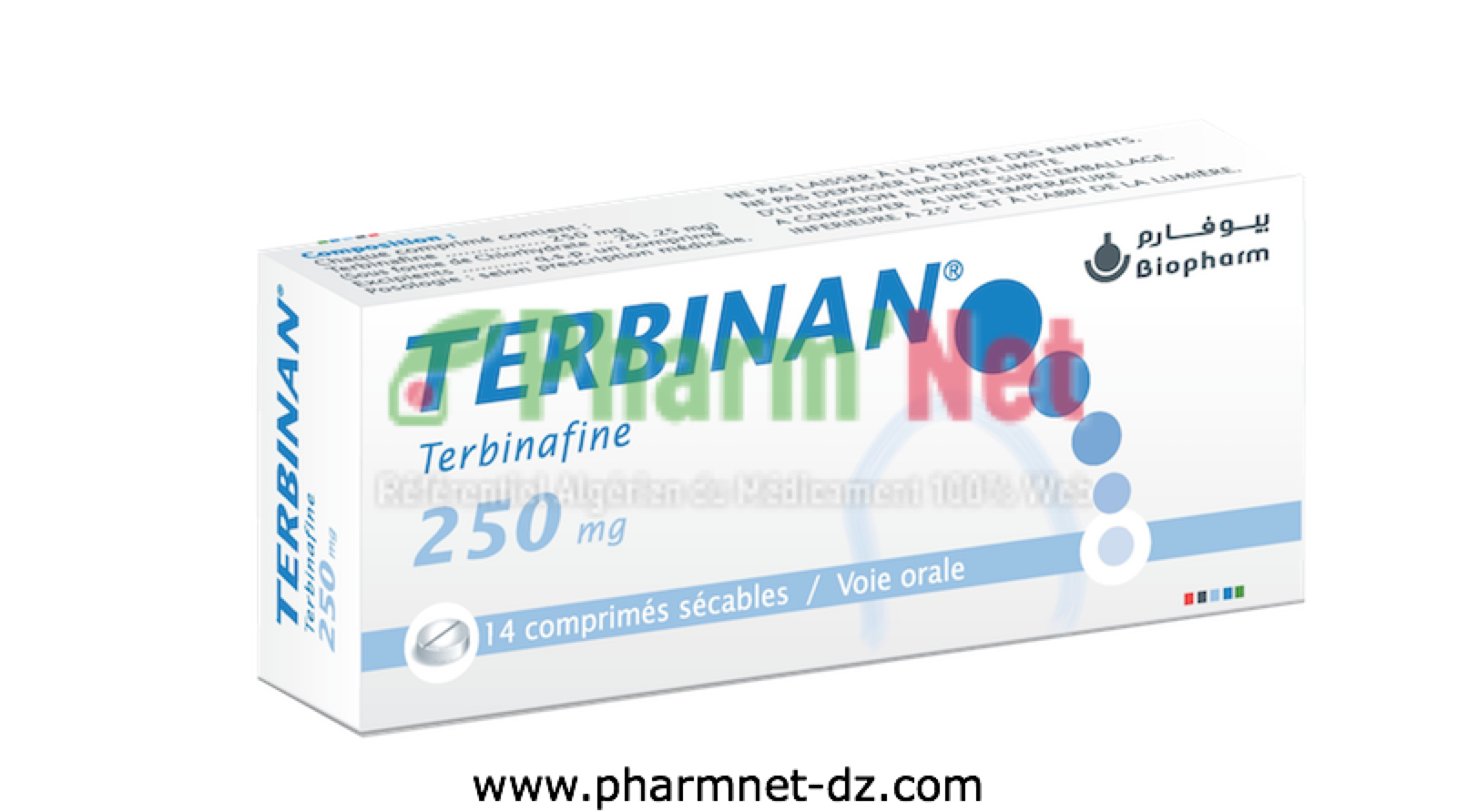 TERBINAN 250MG  COMP SEC  B/14