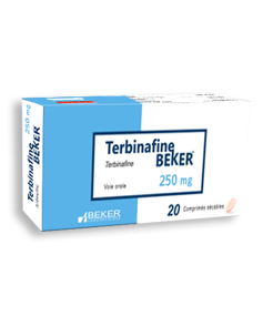 TERBINAFINE BEKER 250MG COMP SECABLE B/20