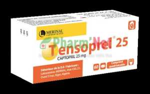TENSOPREL 25MG COMP. QUADRISEC. B/60