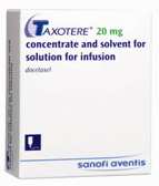 TAXOTERE 20MG/FL. DE 1ML SOL. A DILUER P. PERF IV B/1FL. DE 1ML