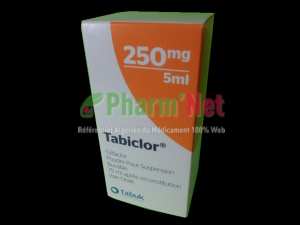TABICLOR 250MG/5ML SUSP BUV FL/75ML