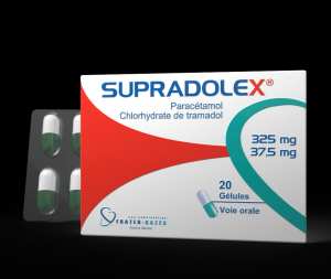 SUPRADOLEX 325MG / 37,5MG GLES. B/20