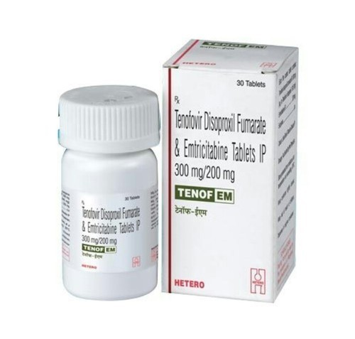 TENOF EM 200 MG/300MG ( equivalent à 245 mg de tenofovir disoproxil) CP PELL  FL  DE 30