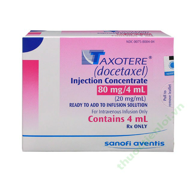 TAXOTERE 80MG/FL. DE 4ML SOL. A DILUER P. PERF IV B/1FL. DE 4ML