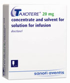 TAXOTERE 20MG/FL. DE 1ML SOL. A DILUER P. PERF IV B/1FL. DE 1ML