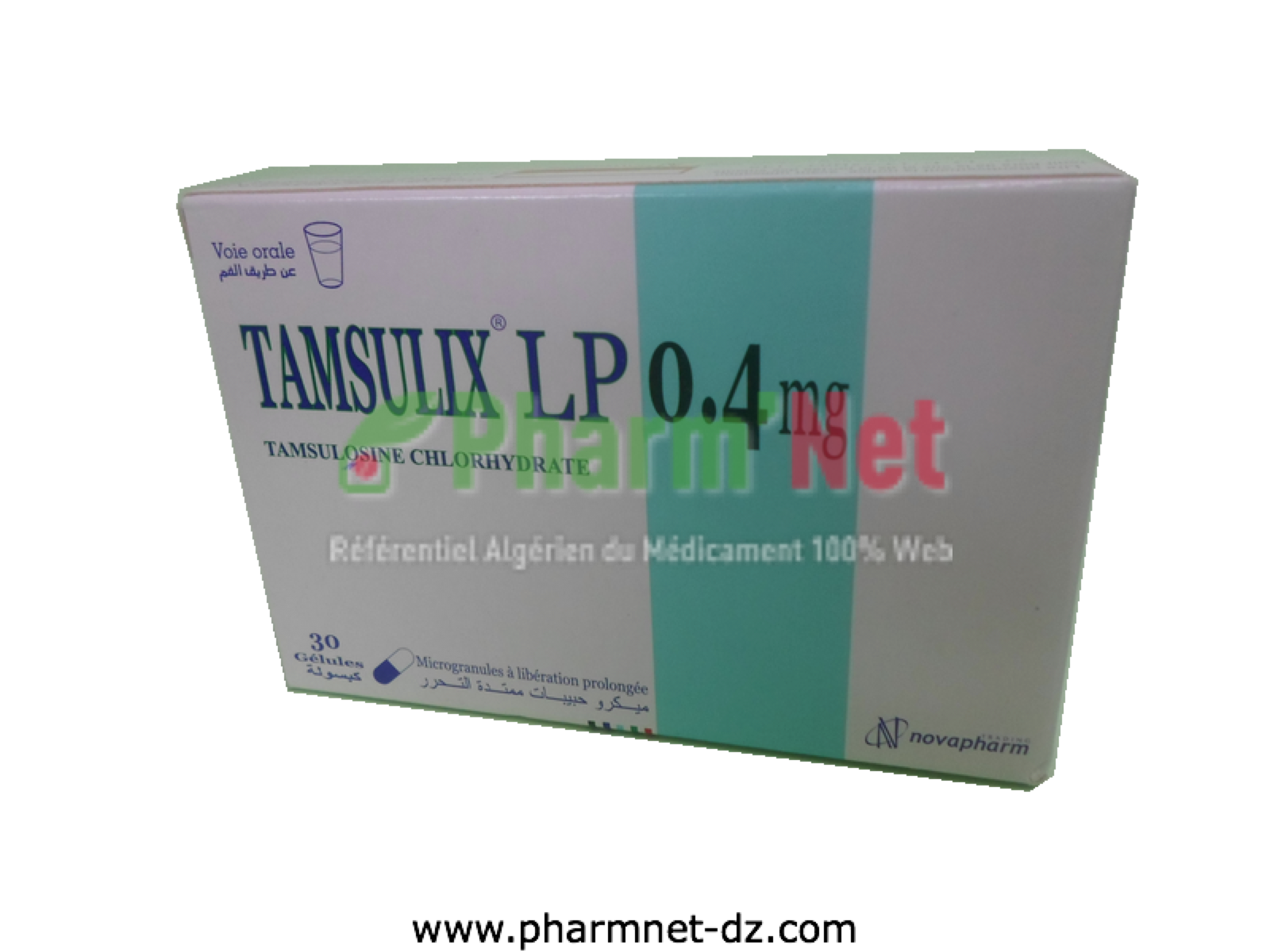 TAMSULIX LP 0,4MG  MICROGRANULES LP EN GLES  B/30