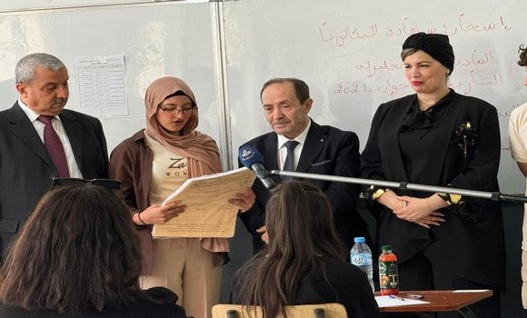 Baccalauréat des arts: Belaabed visite le centre d'examen au lycée national des arts à Alger