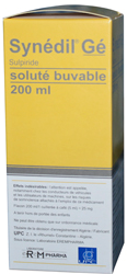 SYNEDIL Gé 25MG/5ML SOL. BUV. FL/200ML