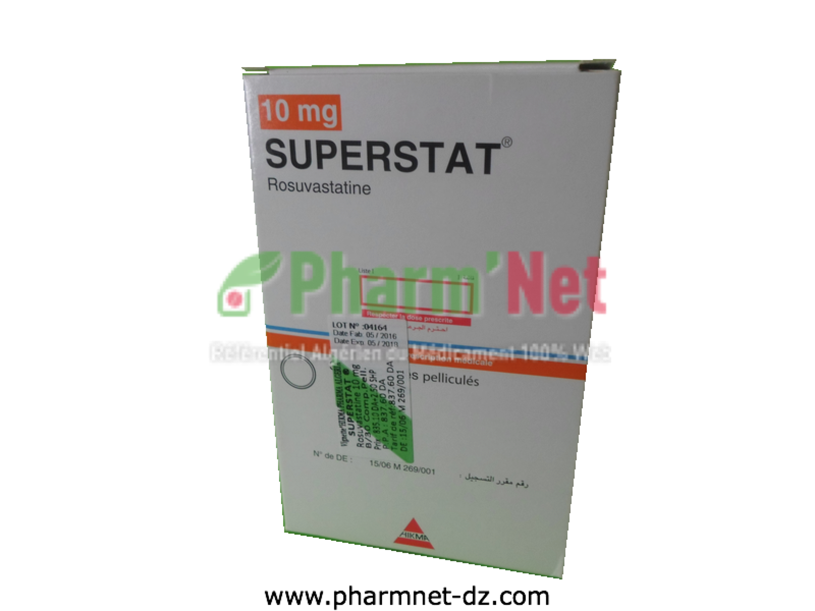 SUPERSTAT 10MG COMP. PELLI. B/30 ET B/90