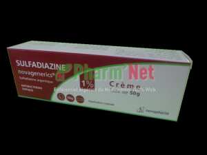 SULFADIAZINE NOVAGENERICS 0.01 CREME DERM. T/50G