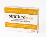 STRATTERA 25MG** (ATOMOXETINE HYDROCHLORIDE 28,57MG) GLES. GASTRO-RESIST. B/28