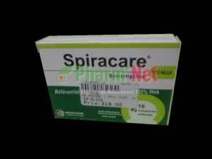 SPIRACARE 1 500 000UI COMP.PELLI. B/16