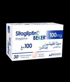 SITAGLIPTINE BEKER 100MG COMP. PELLI. B/30 ET B/90