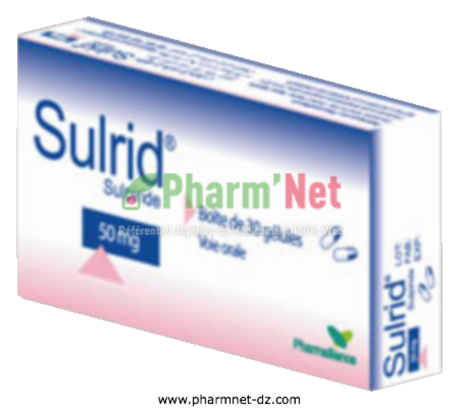 SULRID 50MG GLES. B/30