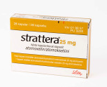 STRATTERA 25MG** (ATOMOXETINE HYDROCHLORIDE 28,57MG) GLES. GASTRO-RESIST. B/28
