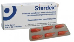 STERDEX 0,267MG/1,335MG/RECIPIENT UNIDOSE PDE .OPHT.EN RECIPIENT UNIDOSE B/12 RECIPIENTS UNIDOSE