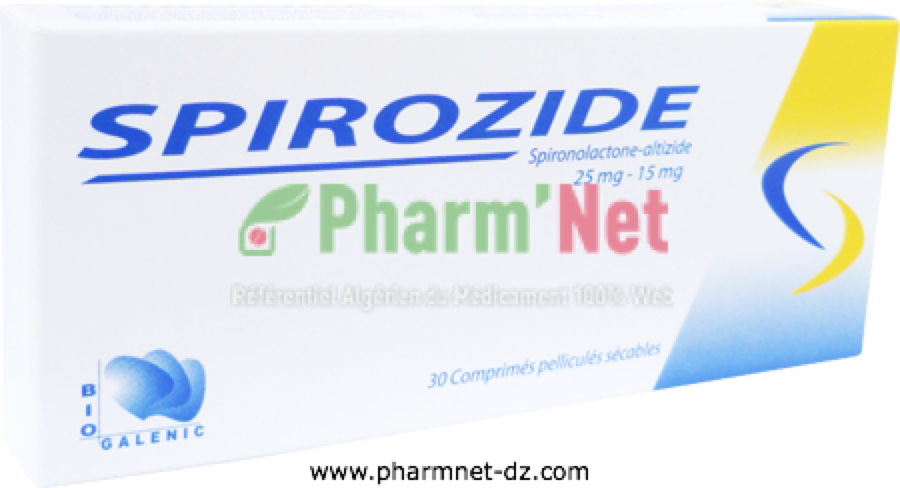 SPIROZIDE 25MG/15MG COMP. PELLI. SEC. B/30
