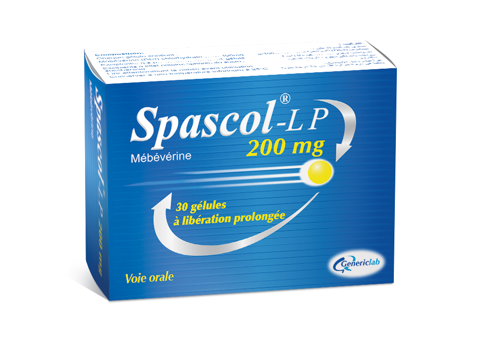 SPASCOL LP 200MG GLES. A MICROGRANULES LP B/30