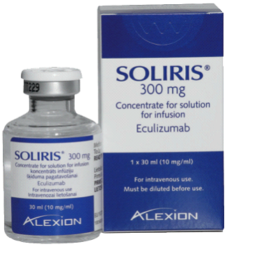 SOLIRIS  10MG/ML (300MG/30ML) SOLUTION à DILUER POUR PERFUSION IV B/01 FLACON 30 ml