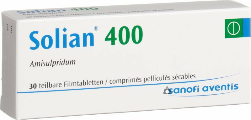 SOLIAN 400MG COMP. PELLI. SEC. B/30