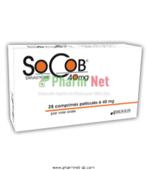 SOCOB 40MG COMP. ENRO. B/30
