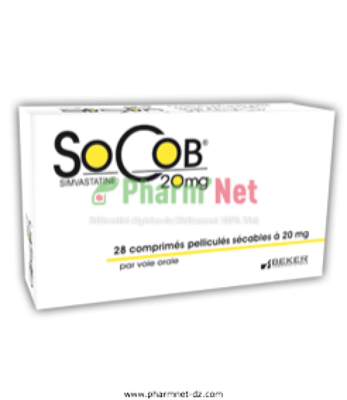 SOCOB 20MG COMP. PELLI. SEC. B/30