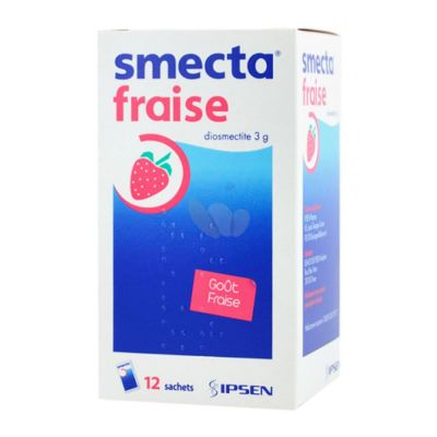 SMECTA FRAISE 3G/SACHET PDRE. P. SUSP. BUV. EN SACHET-DOSE B/18 SACHETS