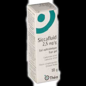 SICCAFLUID 2,5MG/G GEL OPHT. FL. COMPT. GTTES. 10G