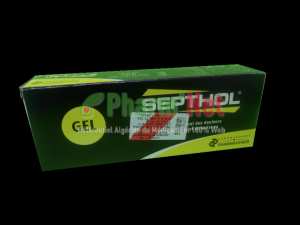 SEPTHOL 260MG/125MG/15MG/50MG/50G GEL APPLI. CUTANEE T/50G