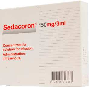 SEDACORON 50MG/ML (150MG/3ML) SOL.INJ.IV. B/05 AMP. DE 3ML