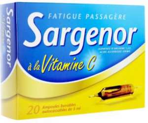 SARGENOR VITAMINE C 1,5G/0,5G/5ML SOL.BUV. AMP. B/20AMP. DE 5ML