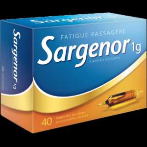 SARGENOR 1G/5ML SOL. BUV. AMP. B/20 AMP. DE 5ML