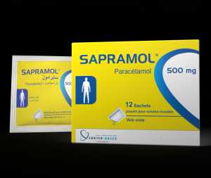 SAPRAMOL 500MG PDRE. SOL. BUV. EN SACHETS B/12