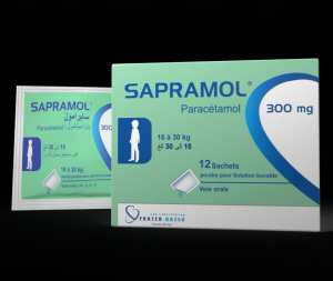 SAPRAMOL 300MG PDRE. SOL. BUV. EN SACH. B/12